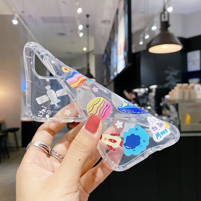 Ốp điện thoại hình tên lửa cho Samsung Galaxy A21s A51 A71 A11 Note 10 S10 Lite A20s A50 A50s A30s A30 A20 A31 M11 | BigBuy360 - bigbuy360.vn