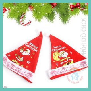 Đồ chơi giáng sinh noel 💖𝑭𝑹𝑬𝑬𝑺𝑯𝑰𝑷💖 mũ nỉ - nón nhung cho bé