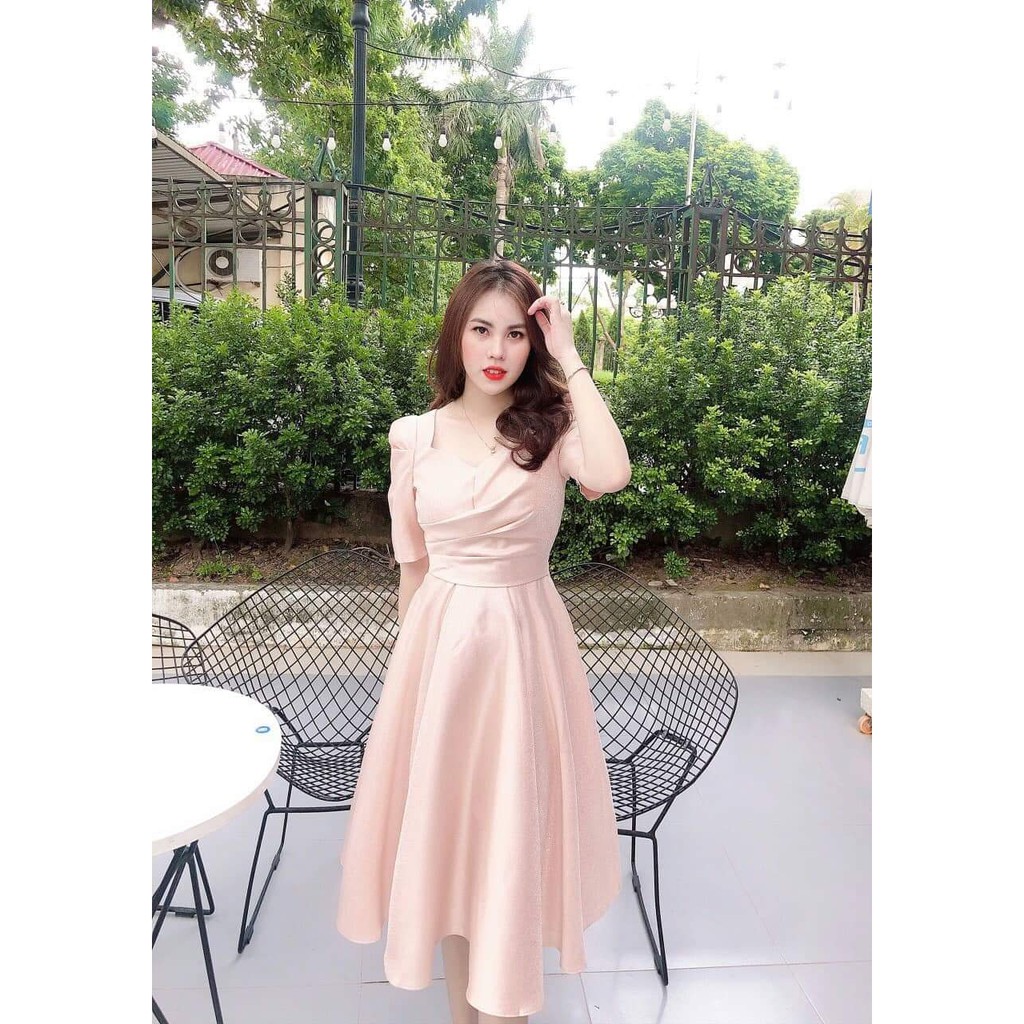 [QUYẾN RŨ] Đầm Dự Tiệc Dáng Xòe đẳng cấp (siêu hot) | BigBuy360 - bigbuy360.vn