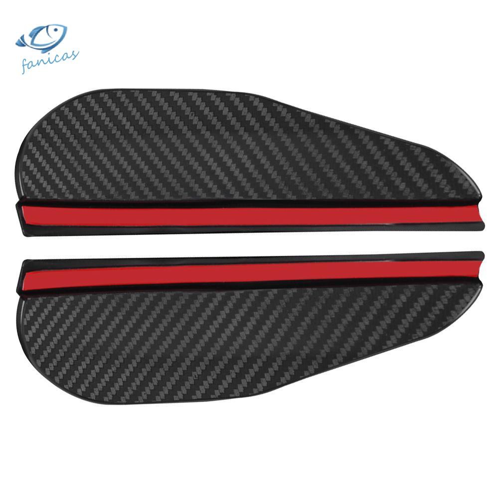 2 Tấm Che Mưa Kính Chiếu Hậu Sợi Carbon Cho Xe Hơi