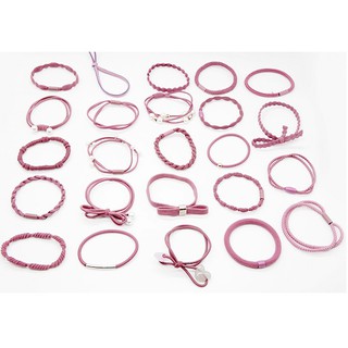 Sét 24 dây buộc tóc cao cấp xuất Nhật A04