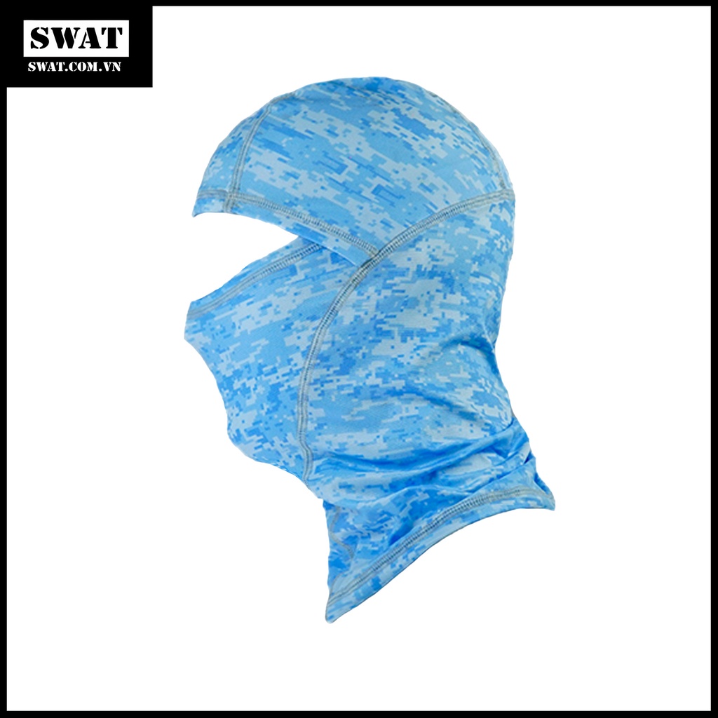 Khẩu trang trùm đầu SWAT 3in1 mẫu camo xanh dương - khẩu trang thời trang