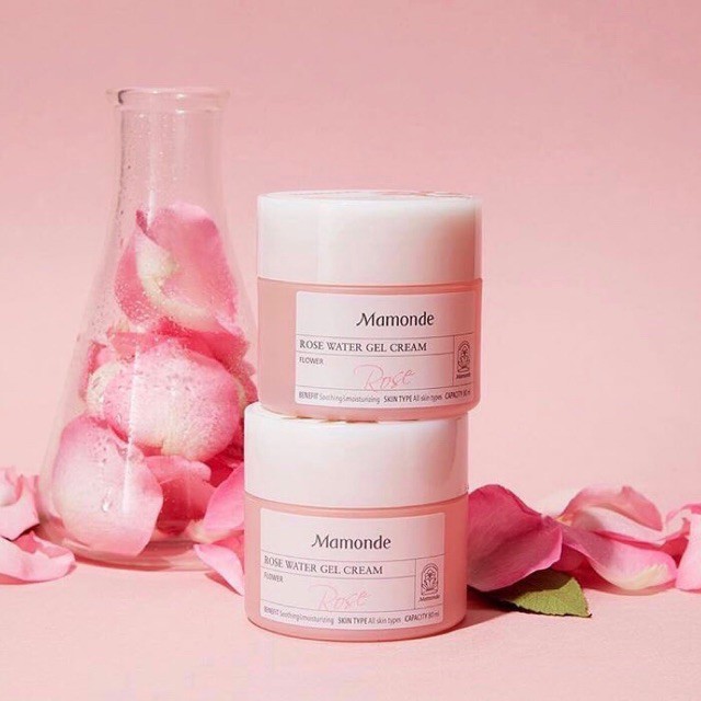 Kem dưỡng ẩm dịu da dạng gel hoa hồng Mamonde Rose Water Gel Cream 80ml