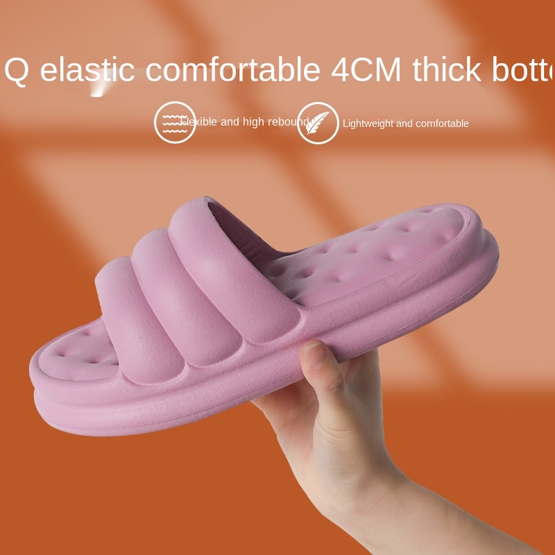 Dép Đi Trong Nhà Đế Dày Mềm Mại Chống Trượt Thiết Kế Đơn Giản Cho Nữ