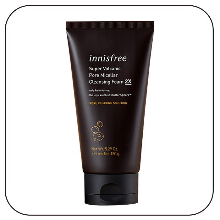 Sữa rửa mặt innisfree super volcanic Pore Micellar Cleansing Foam 2x 150ml - Sữa rửa mặt innisfree Se khít lỗ chân lông | BigBuy360 - bigbuy360.vn
