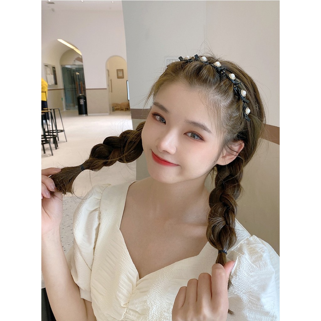 Bờm Tóc MALANO Băng Đô Cài Tóc Hàn Quốc Có Kẹp Phồng Mái Giữ Tóc Xinh Xắn Cho Nữ FAH-001242