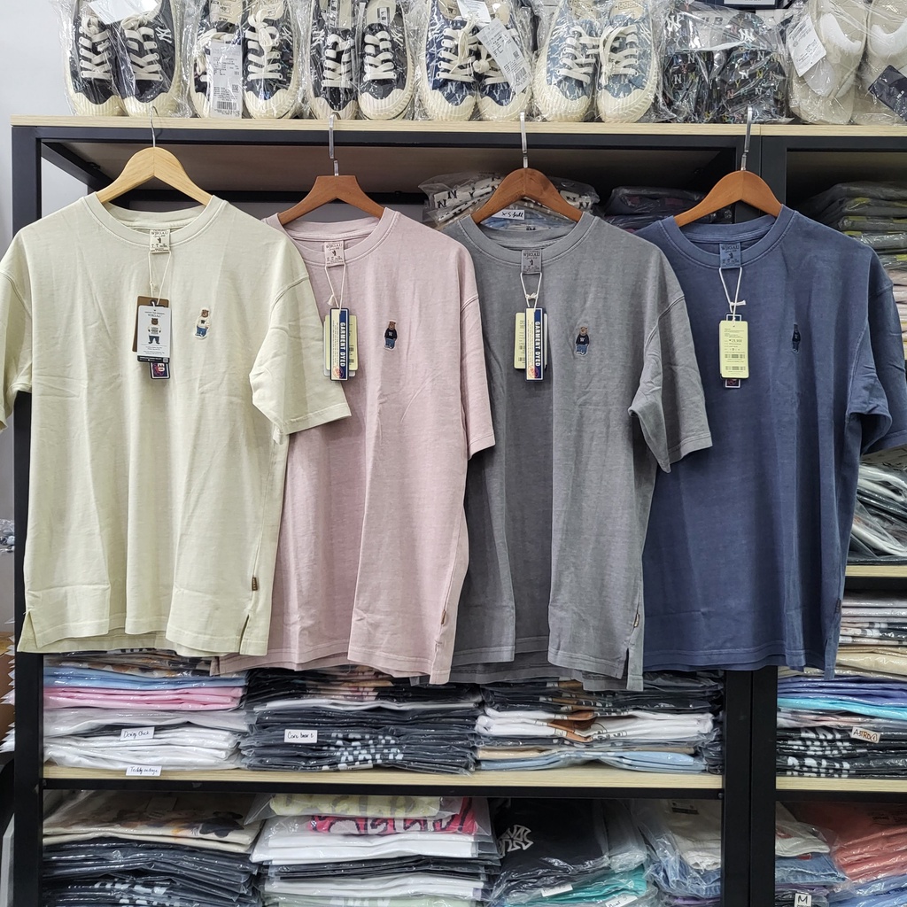 Áo Thun WHOAU Korea mới 2022 - Garment Dyed