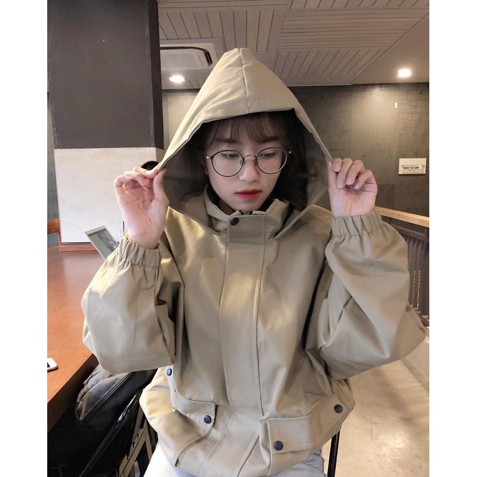 ÁO KHOÁC KAKI HỘP ĐEN - BOX JACKET Ulzzang UNISEX 1hitshop