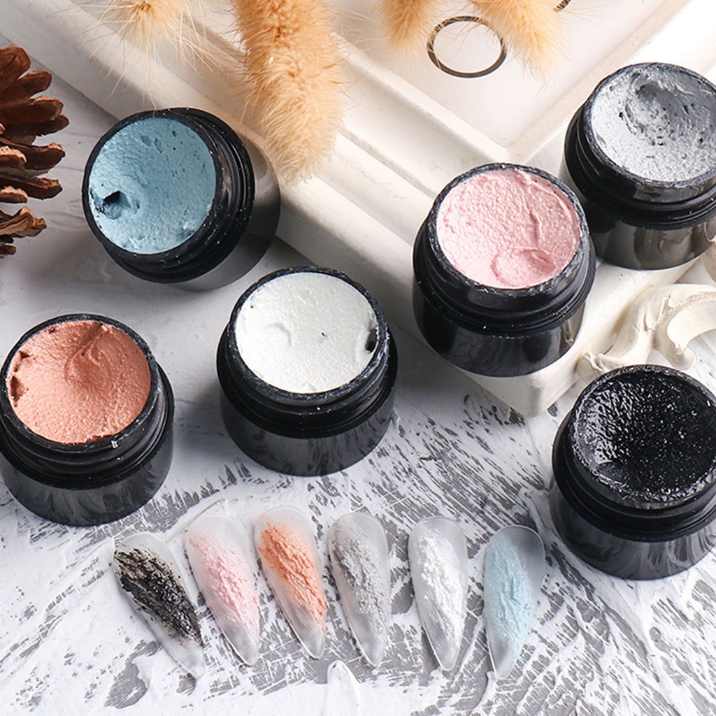 [Hàng mới về] Gel Sơn Móng Tay 3D Hiệu Ứng Gypsum Độc Đáo Dành Cho Nữ