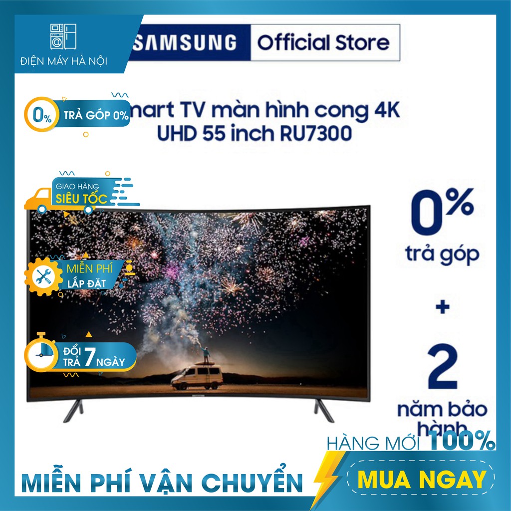 Smart Tivi Samsung 4K 55 inch UA55RU7300KXXV