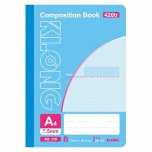 Sổ may KLONG A4 120- 500trang 58/88 Compostion Book