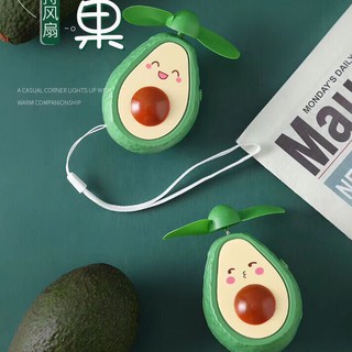 Quạt Mini Cầm Tay Hình Quả Bơ - Siêu Kute - Kèm Dây- Quạt cầm tay Tiện Lợi Siêu Mát | BigBuy360 - bigbuy360.vn