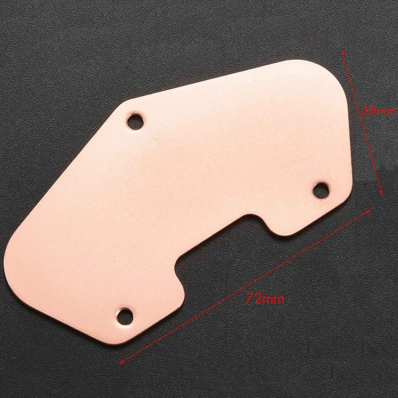 iron Electric Guitar Pickup Baseplate for Tele Strat Copper Clad