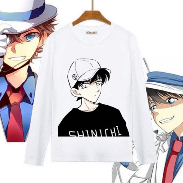 Áo Sweater Dài Tay Thám Tử Lừng Danh Conan, Kaito Kid Mẫu Đẹp Cực Hot
