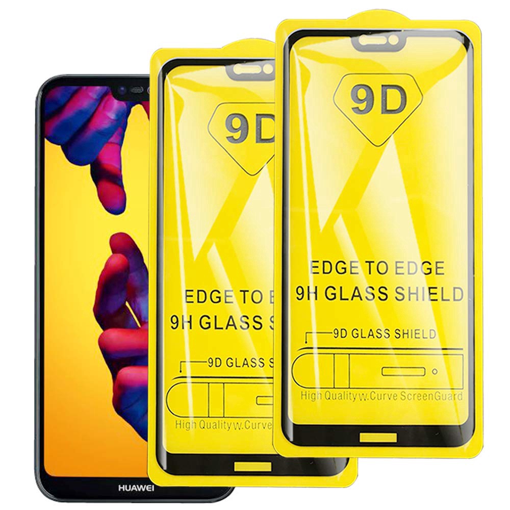 Kính cường lực bảo vệ toàn phần 9D cho Huawei Nova 7 7i Pro 6 SE 5 5T 5i 3 3i 4 2i 2 2S 3E 4E Lite Pro