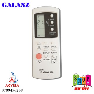 Điều khiển điều hòa, remote máy lạnh galanz