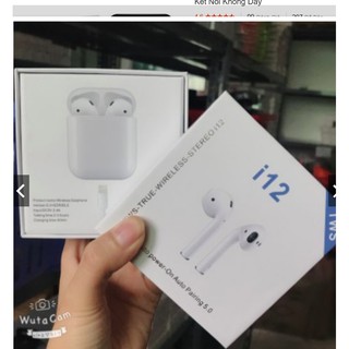 Tai Nghe Bluetooth i12 TWS 5.0 - CẢM ỨNG CHẠM