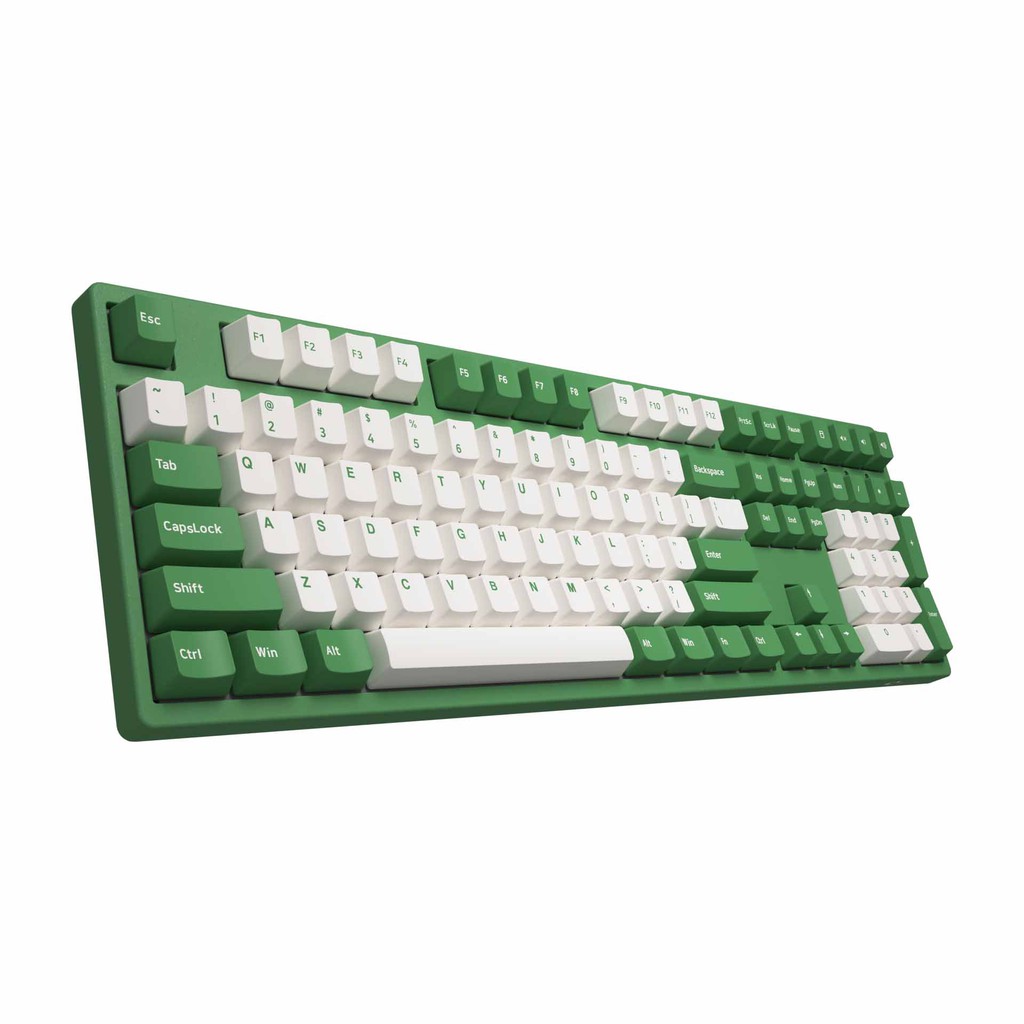 Bàn phím cơ AKKO 3108 v2 DS Matcha Red Bean (Akko switch v2) - Hàng Chính Hãng