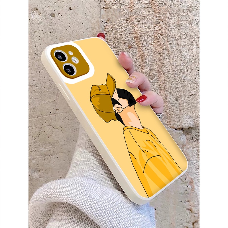 Ốp lưng Iphone A Boy Style Ốp iphone boy lạnh lùng vuông cho 6/6plus/7plus/8plus/x/max/11 pro/11 promax/12/13/pro/max