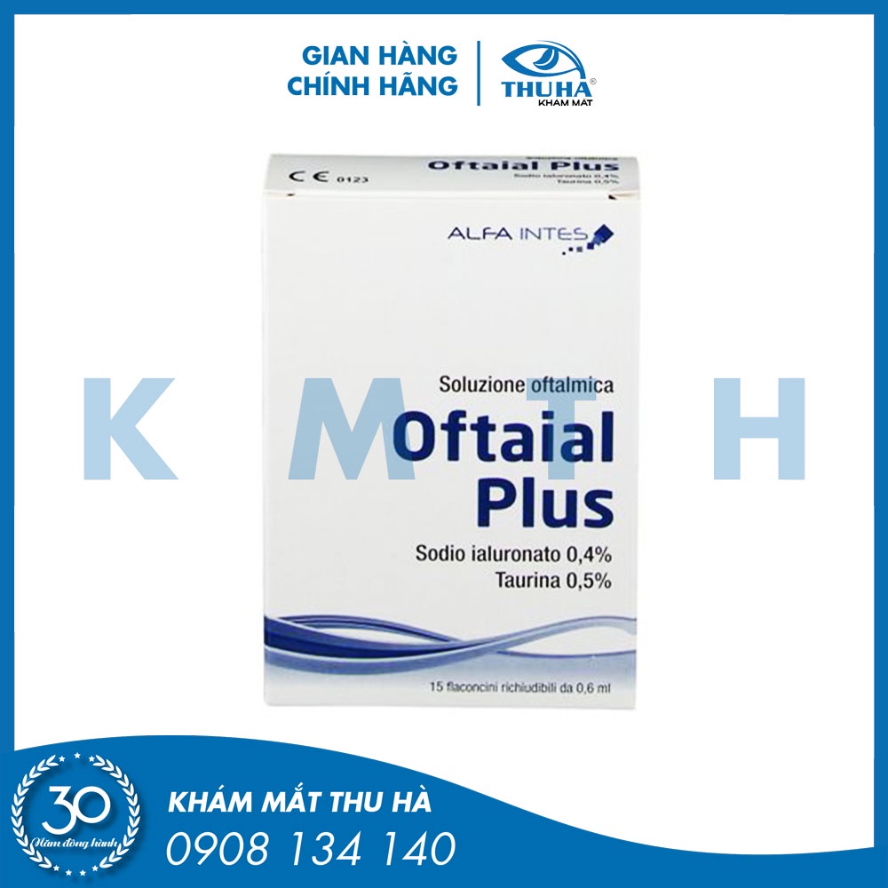 Dung dịch nhỏ mắt OFTAIAL PLUS - ALFA INTES ( Italia ) - Chính hãng