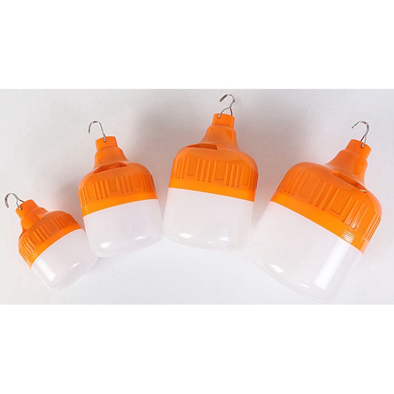 Bóng Đèn Led Sạc Pin Tích Điện 60W Điều Chỉnh 3 Chế Độ Có Móc Treo Phù Hợp Mọi Không Gian