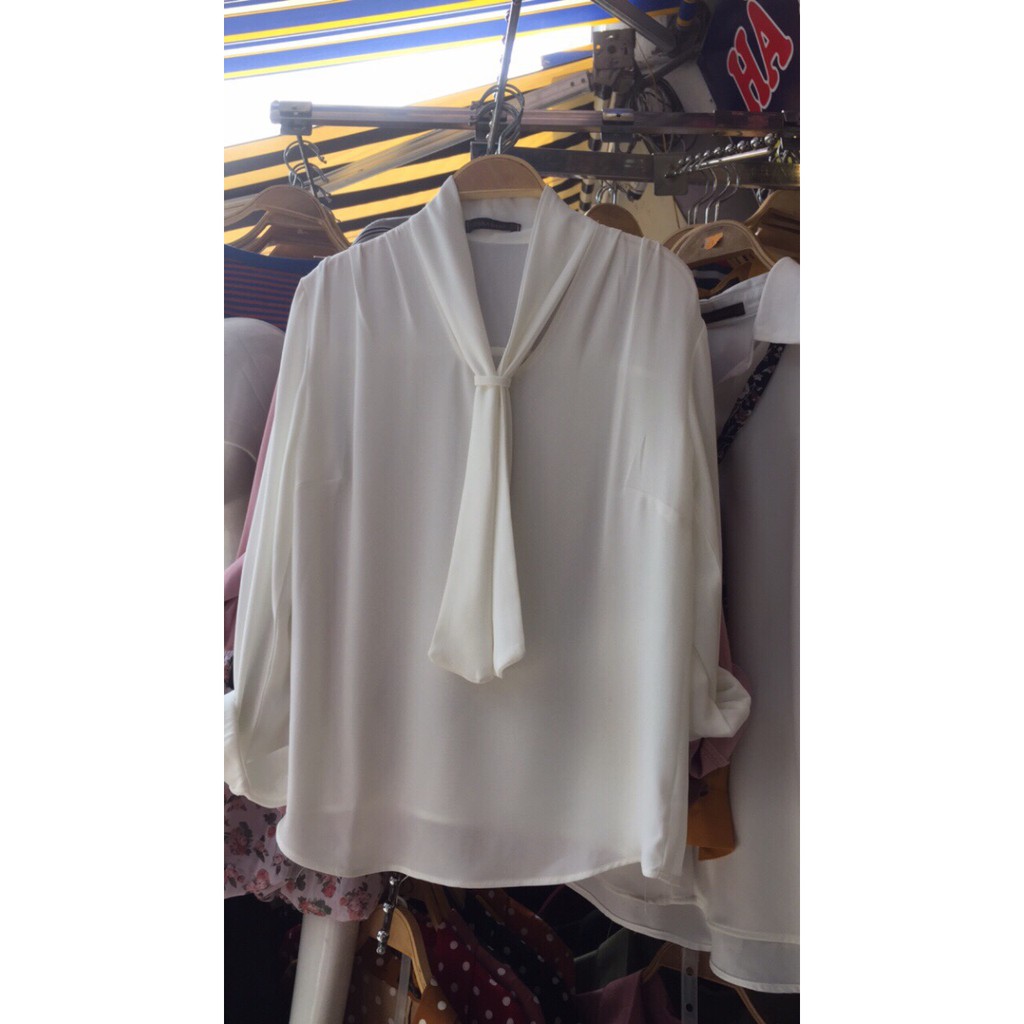 Áo sơ mi nơ thư ký kim | BigBuy360 - bigbuy360.vn