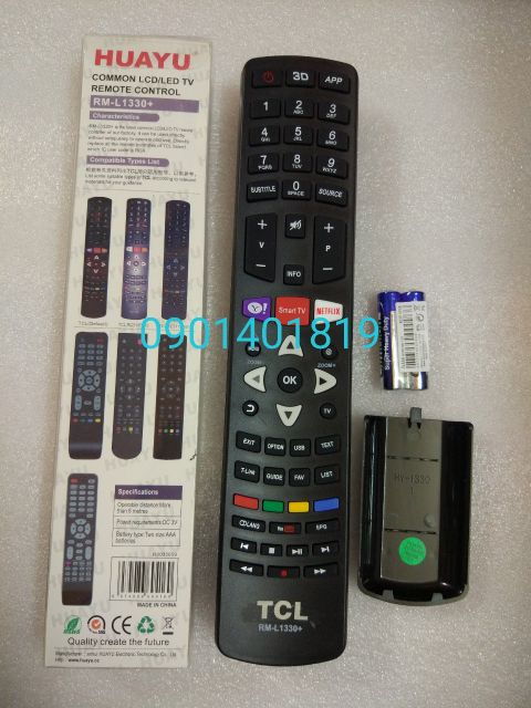 Điều Khiển Tivi TCL RM - 1330+ (Hàng Đa Năng)