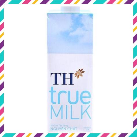 SỮA TƯƠI TIỆT TRÙNG TH TRUEMILK CÓ ĐƯỜNG - ÍT ĐƯỜNG - KHÔNG ĐƯỜNG HỘP 1L date mới