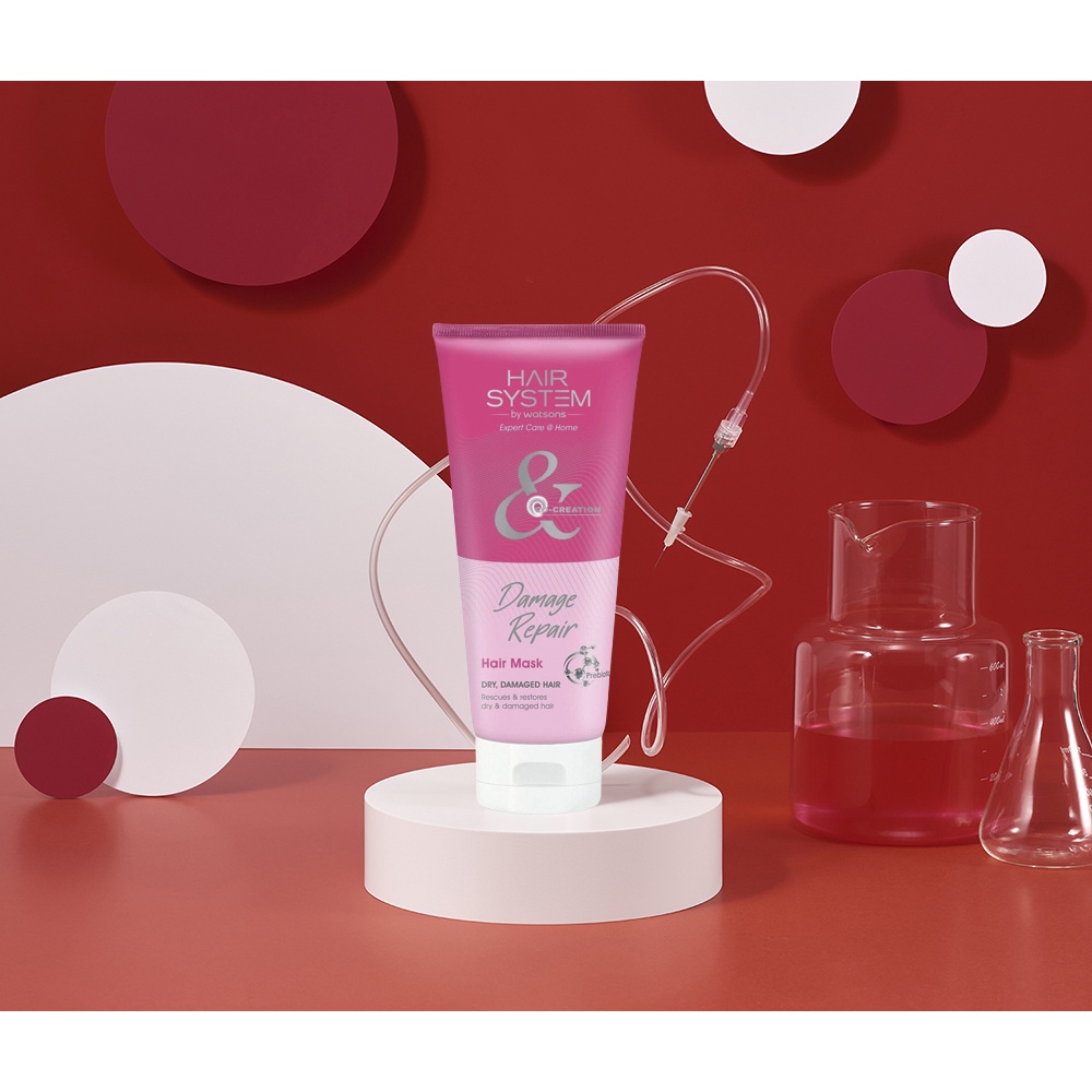 Mặt Nạ Tóc Hair System By Watsons Phục Hồi Hư Tổn Damage Repair Hair 200ml