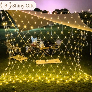 Đèn rèm led lưới cá vàng, đủ màu