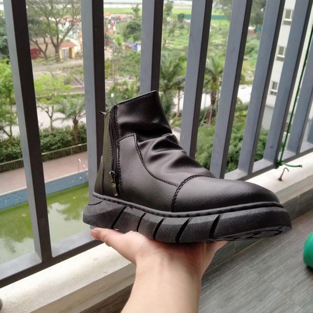 [GN09] GIÀY DA NAM TRƠN LÌ CAO CỔ THỜI TRANG | BigBuy360 - bigbuy360.vn