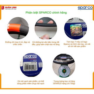 Bọc vô lăng cao cấp chính hãng Sparco  SPS100RD