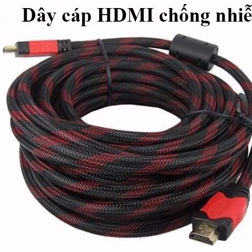Cáp Hdmi 10m tròn chống nhiễu