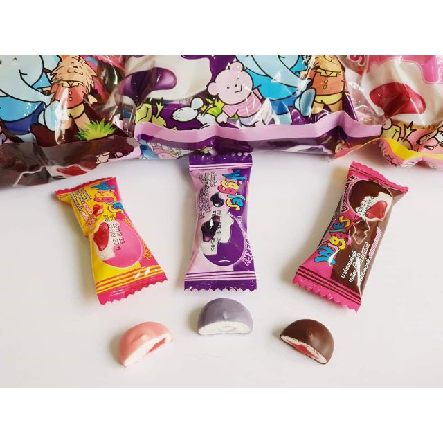 Kẹo dẻo marshmallow WIGGLES JACK&JILL Thái Lan 144g, Kẹo dẻo mềm trang trí bánh kem siêu hợp
