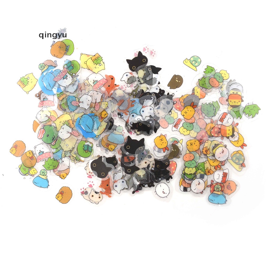 Bộ 80 Miếng Dán Trang Trí mini Dễ Thương DIY