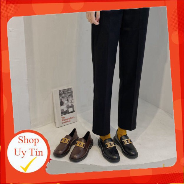 (Sẵn hàng, video ) Giày lolita vintage ulzzang 2 màu Đen - Nâu TGS123
