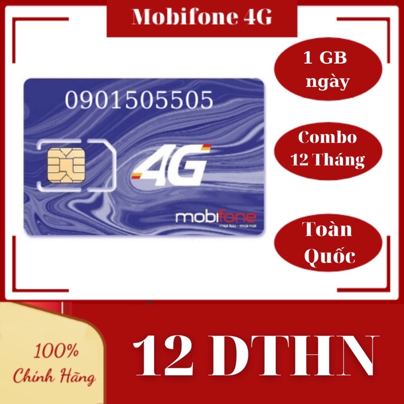 Sim 4g mobifone đăng ký gói cước c120 và DTHN.chỉ 50k/tháng có 30g vào mang, dung lương mã băng thôn