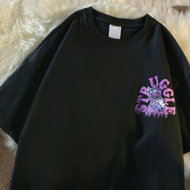 Áo thun NRVP ngắn tay cổ tròn thời trang cho nữ 2021