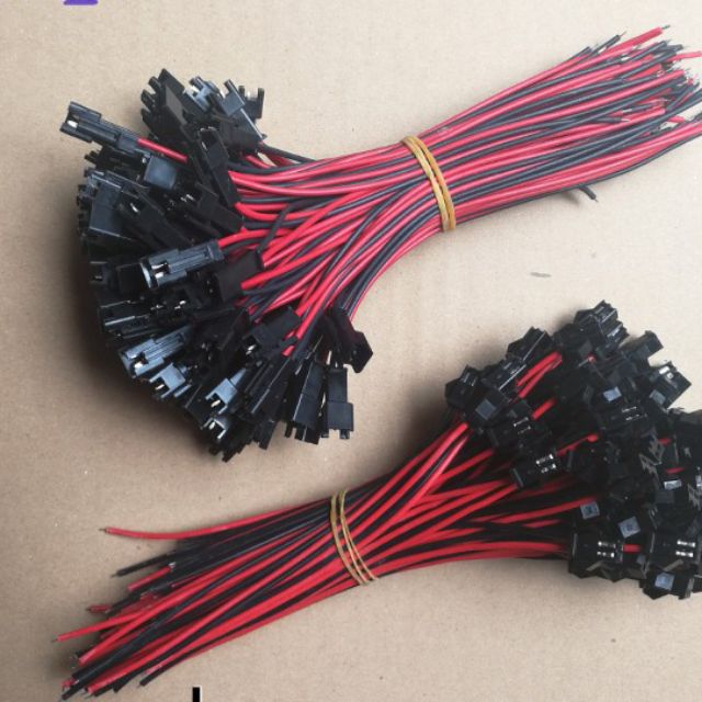 Chân cắm 2 pin  kết nối cho thiết bị led đực và cái ( sét 2 cặp )