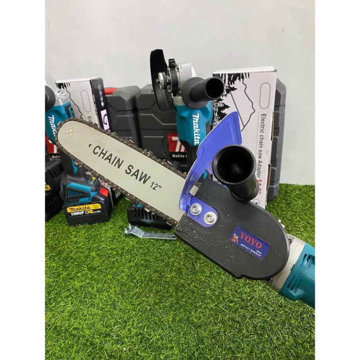 Máy mài pin Makita 15cell Máy cắt cầm tay không chổi than pin 15 cell