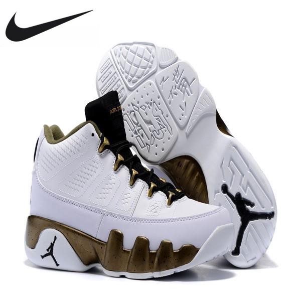 Giày bóng rổ Nike AIR JORDAN 9 RETRO Vàng trắng -P1