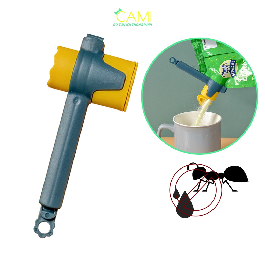 Kẹp miệng túi, niêm phong túi bảo quản thực phẩm bằng nhựa siêu tiện lợi_Cami_CMPK192