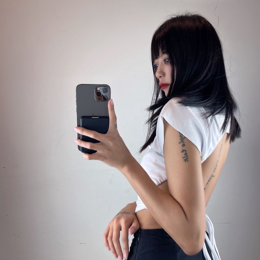 Áo Croptop Hở Lưng Quyến Rũ Phong Cách Âu Mỹ Cá Tính