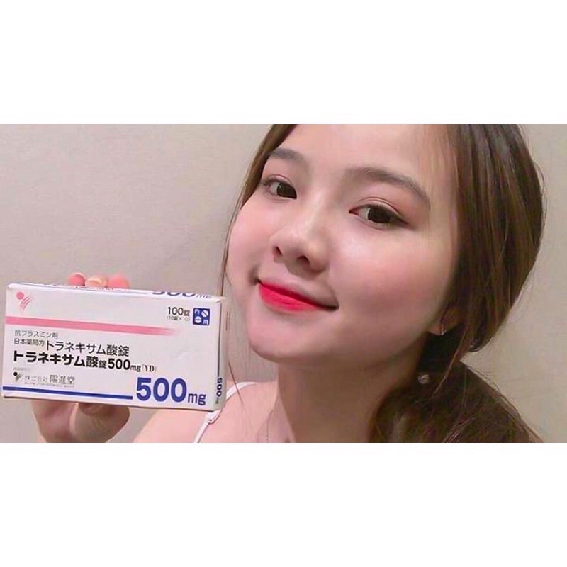 Viên uống giảm nám, sáng trắng da Transamin 500mg Nhật Bản 100 viên.