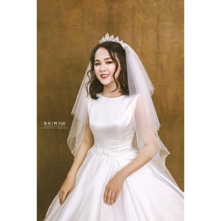 vương miện đỏ đính đá lấp lánh ms 82
