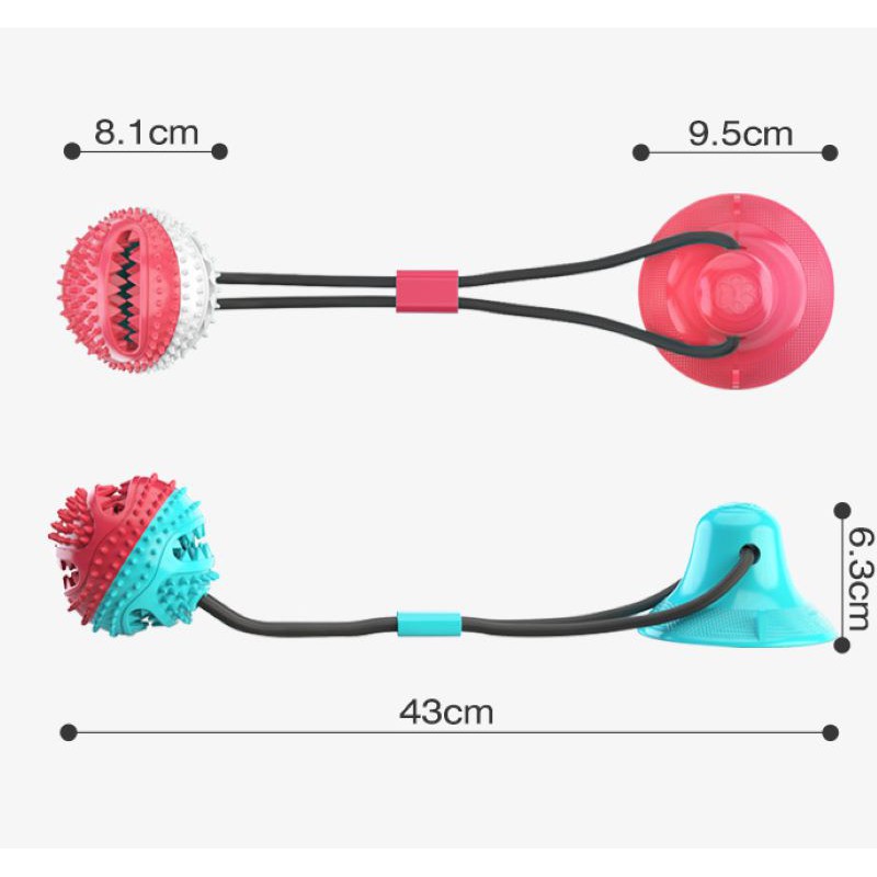 ĐỒ CHƠI CHO CHÓ, QUẢ BÓNG RÒ RỈ THỨC ĂN RÈN LUYỆN THỂ LỰC - LOVE PETS SHOP