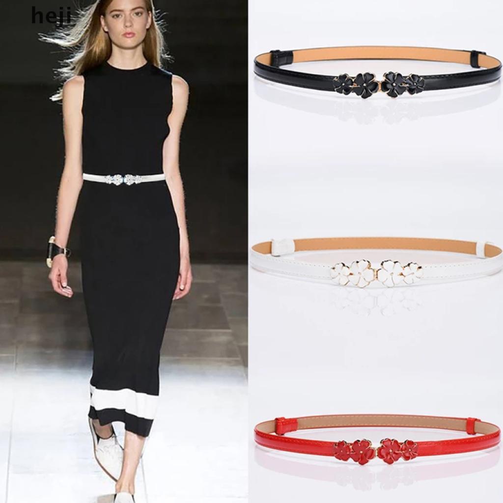 Thắt Lưng Da Bóng Họa Tiết Hoa Anh Đào Thời Trang Cho Nữ | BigBuy360 - bigbuy360.vn