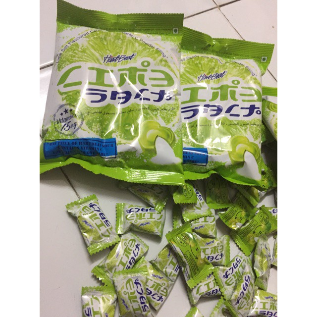 Kẹo chanh, mây,Thơm muối  thái lan 120g bổ sung vitamin C