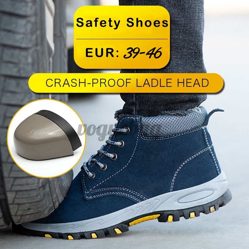 Men Work Safety Boot Hiking Steel Toe Cap Công Trường