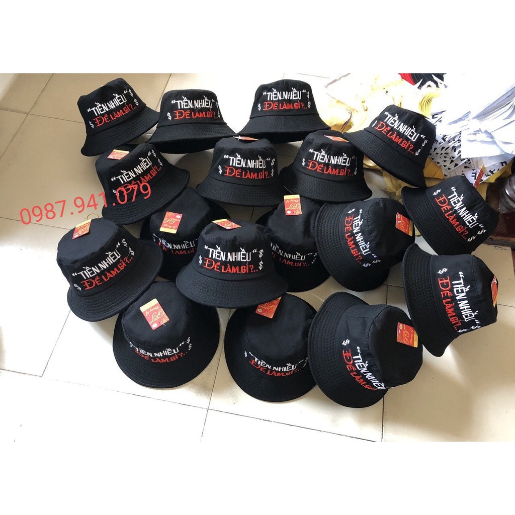 Sỉ 10 Mũ tai bèo thời trang, Nón bucket